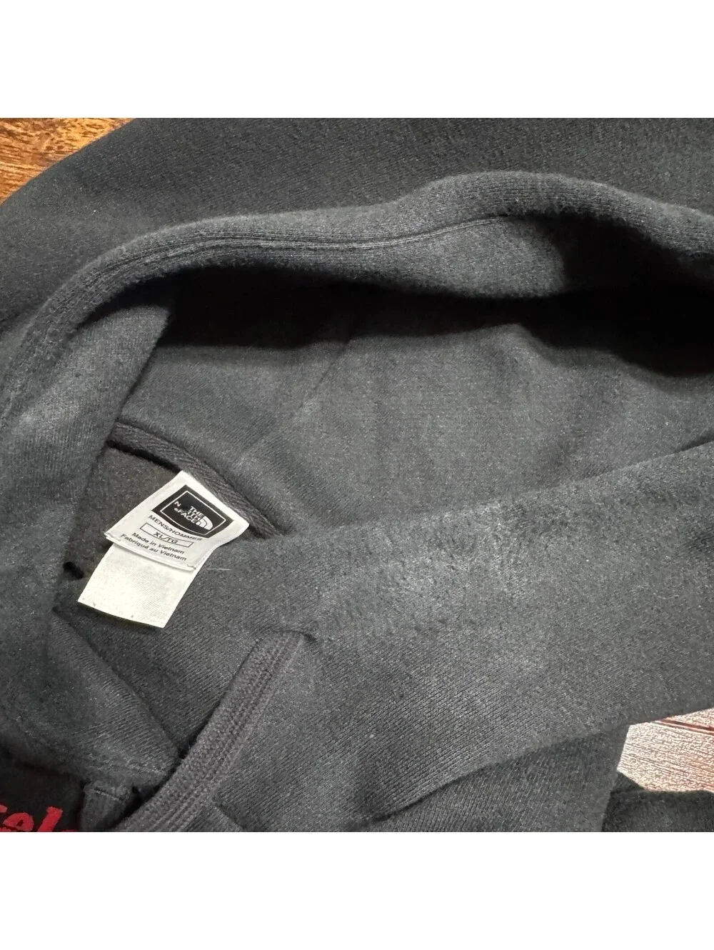 THE NORTH FACE Mens Fleece Hoodie XL Black Berkeley Calif Heritage Pullover